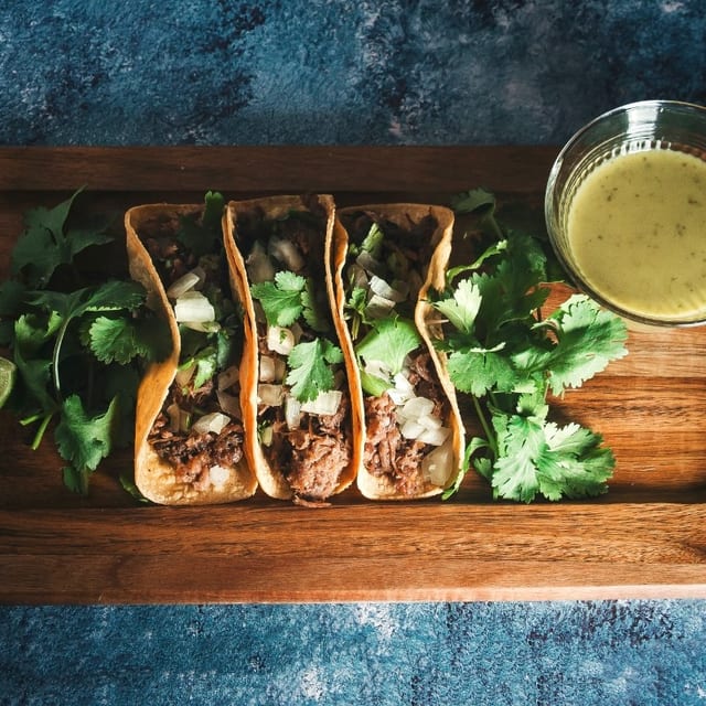 Handmade Tacos.
