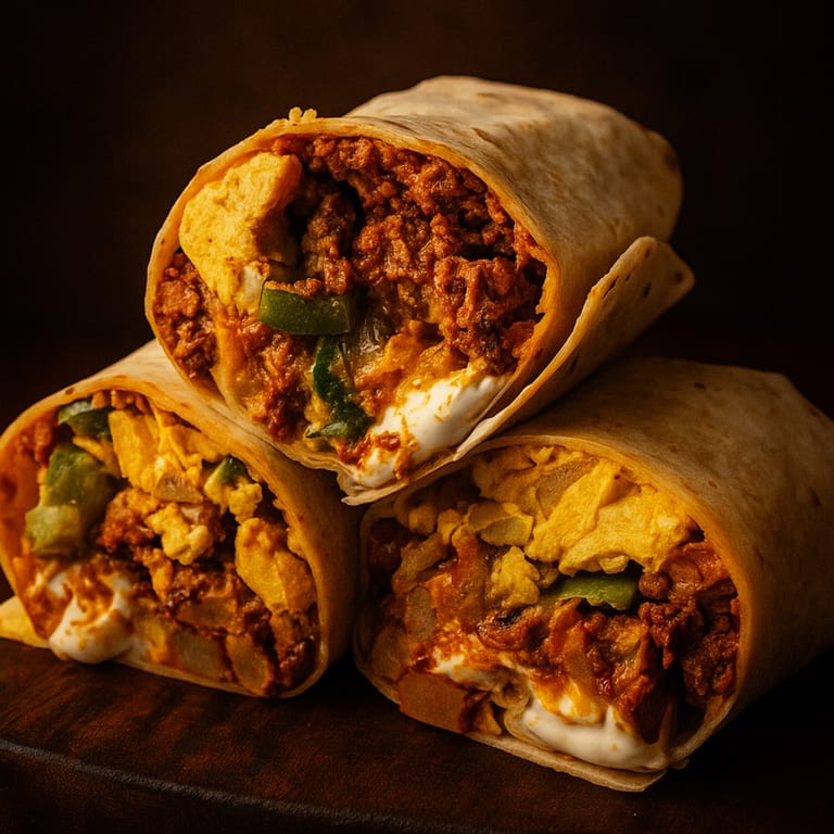 Delicious Breakfast Burrito